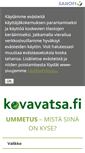 Mobile Screenshot of kovavatsa.fi